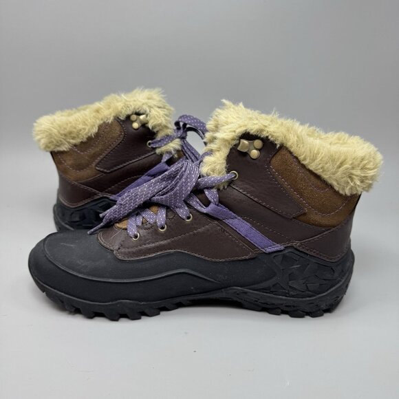 Merrell Aurora 6 Ice+ Waterproof Brown Snow Women's Boots Size 8.5 - Picture 3 of 10